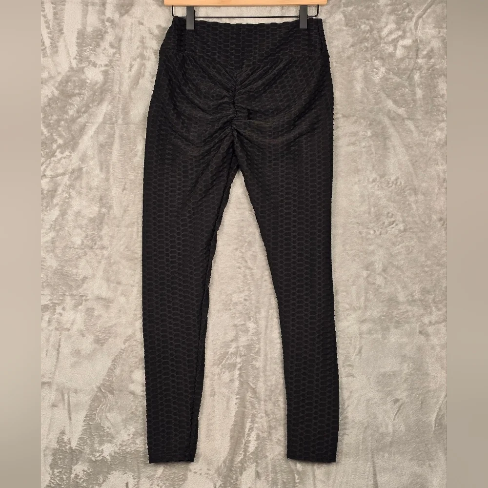 Black Bubble Leggings - Picture 3 of 3